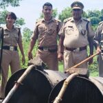 कच्ची शराब की भट्ठियां नष्ट,आबकारी विभाग की बड़ी कार्यवाही
